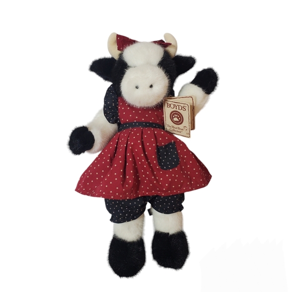Betsey B. Hoofenudder-Boyds Bears Cow #93553V QVC Exclusive Hard to Find - Picture 2 of 15